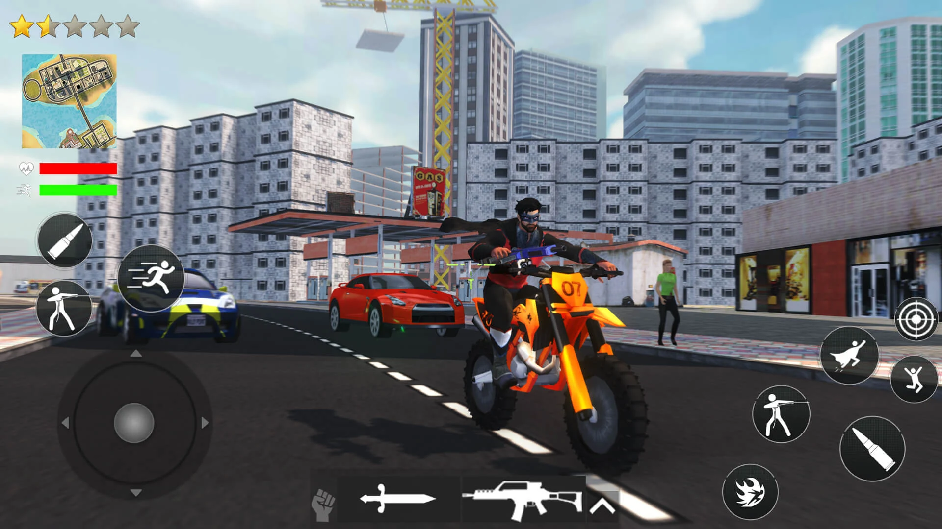 Spider Rope City Action Game screenshot