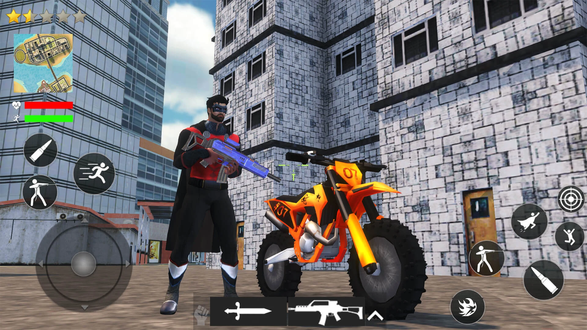 Spider Rope City Action Game screenshot